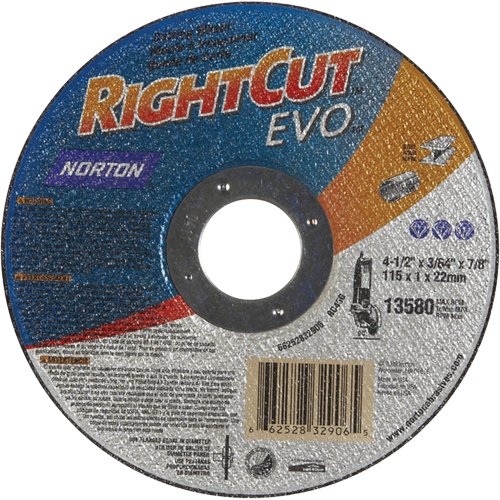 NS211-Right Angle Grinder Reinforced Cut-Off Wheels - RightCut™ Evo
