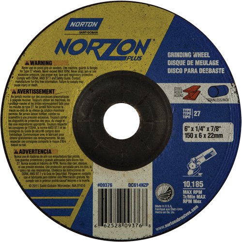 NS059-Norzon Plus® Depressed Centre Grinding Wheels