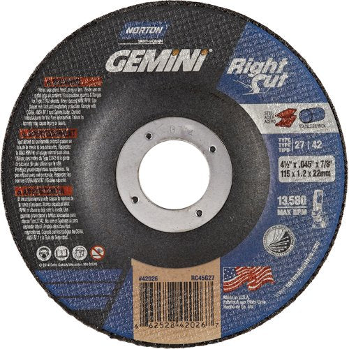 NS096-Right Angle Grinder Reinforced Cut-Off Wheels - RightCut™