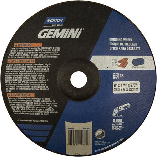 NS125-Gemini® Saucer Wheel