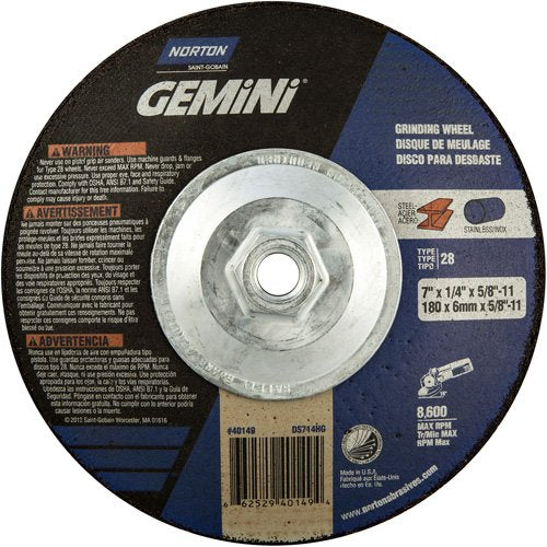 NS126-Gemini® Saucer Wheel