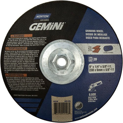 NS127-Gemini® Saucer Wheel