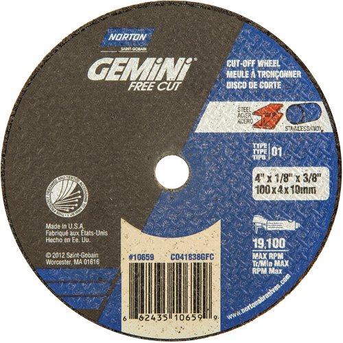 NS192-Portable Small Diameter Reinforced Cut-Off Wheels - Gemini®