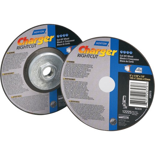 NS203-Right Angle Grinder Reinforced Cut-Off Wheel - Charger RightCut™