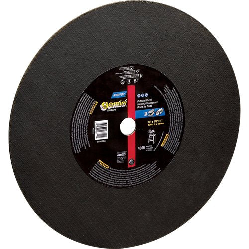 NS247-Large Diameter Reinforced Cut-Off Wheels for Stationary Saws - Gemini®Large Diameter