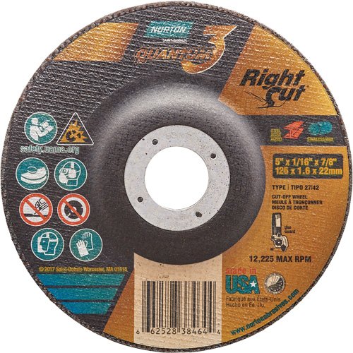 NY032-Quantum3™ RightCut™ Cut-Off Wheel