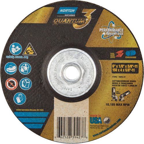 NY035-Quantum3™ Grinding & Cutting Wheel