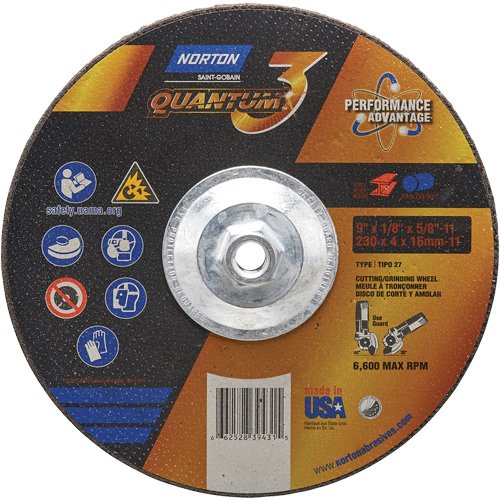 NY039-Quantum3™ Grinding & Cutting Wheel