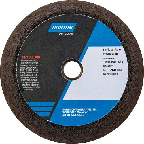 NY071-Gemini® Non-Reinforced Portable Snagging Wheel