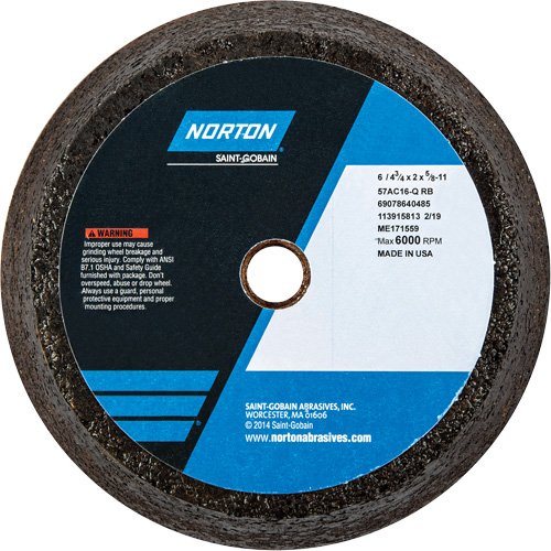 NY072-Gemini® Non-Reinforced Portable Snagging Wheel