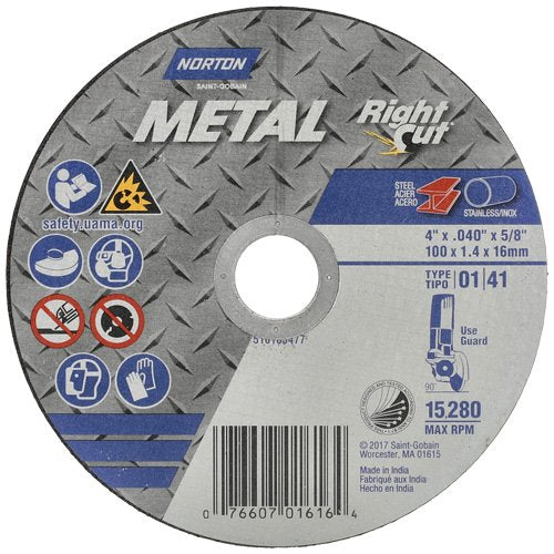 NY655-Metal RightCut Right Angle Cut-Off Wheel