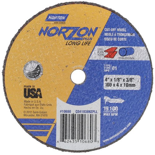 NY661-NorZon Plus SGZ CA Small Diameter Cut-Off Wheel