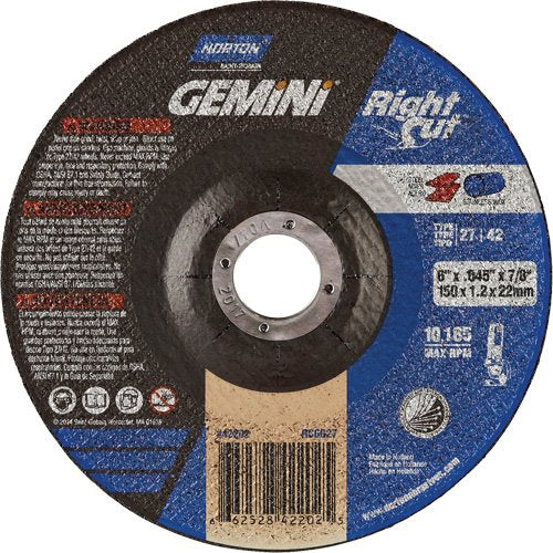 NY670-Gemini RightCut Right Angle Cut-Off Wheel