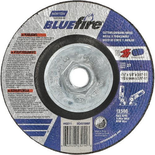 NY671-BlueFire Grinding & Cutting Wheel