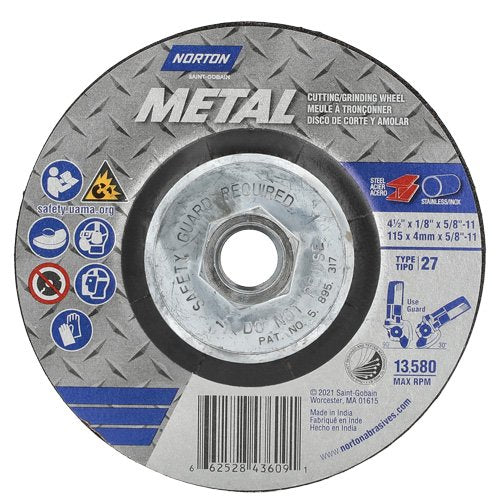 NY677-Metal Grinding & Cutting Wheel