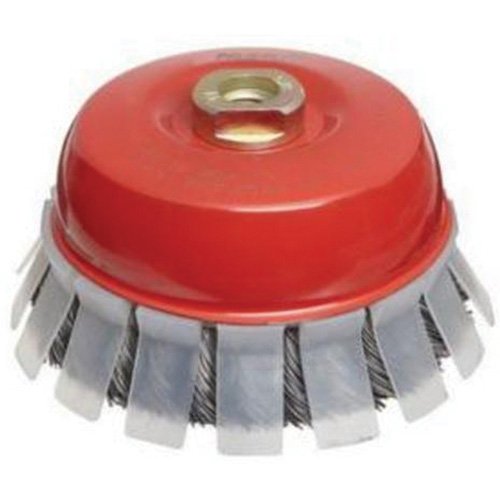 NZ767-Knotted Wire Cup Brush with Protective Guard