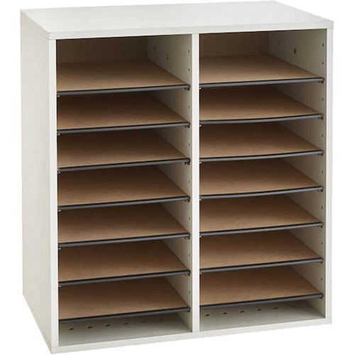OE207-Adjustable Compartment Literature Organizer