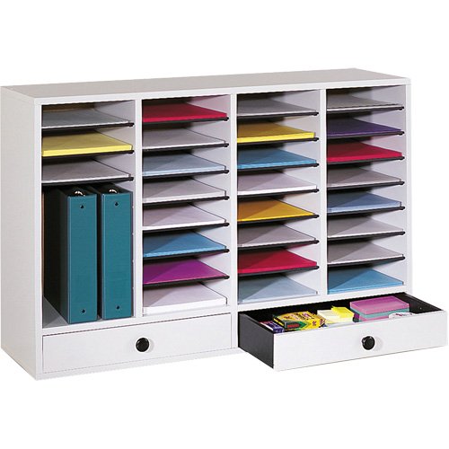 OE712-Adjustable Compartment Literature Organizer