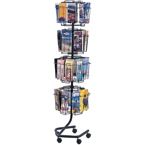 OE807-Literature Display Racks - Rotary Floor Displays