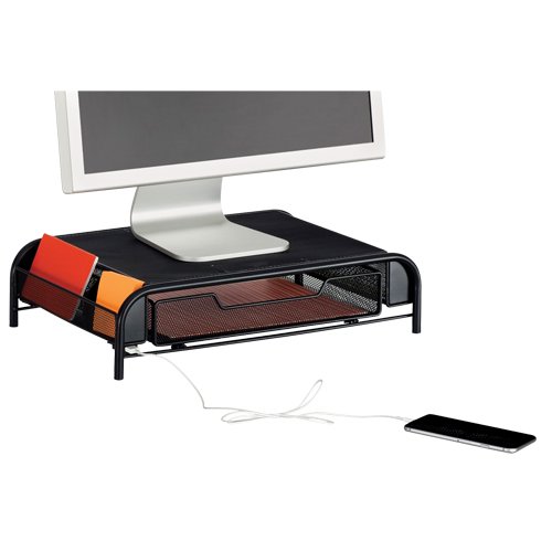 OP672-Onyx™ USB Powered Desk Organizer