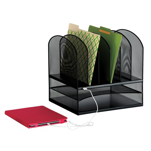 OP674-Onyx™ USB Powered Desk Organizer