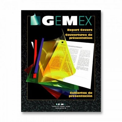 Report Cover-Letter Vinyl, Clear 25/Box