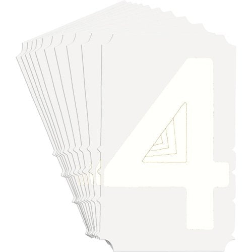 SAA102-Quick-Align® Individual Gothic Number and Letter Labels