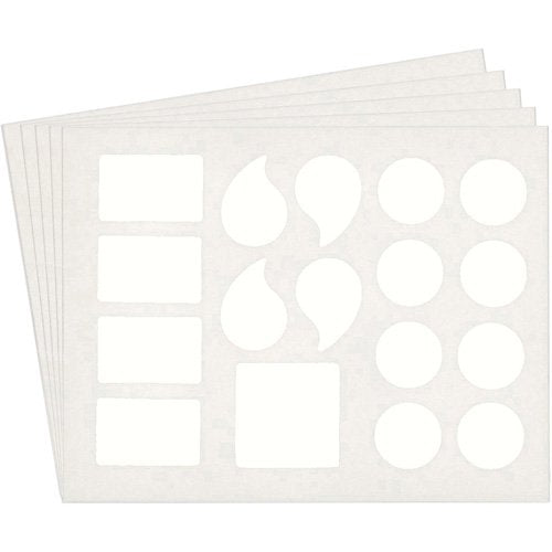 SAA125-Quick-Align® Individual Gothic Number & Letter Labels