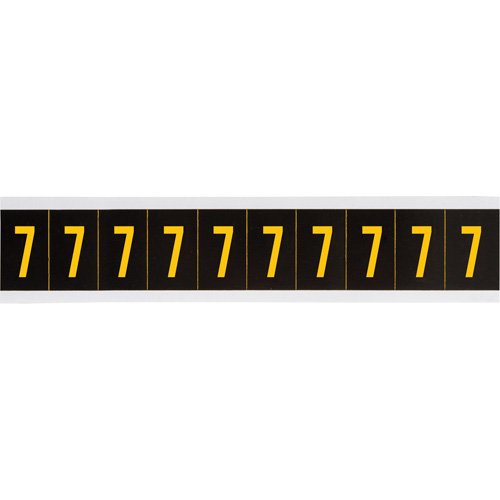 SAA586-Repositionable Individual Number and Letter Label