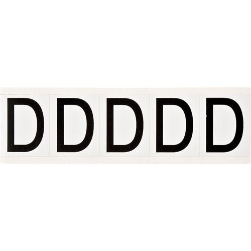 SAB871-Individual Number and Letter Labels