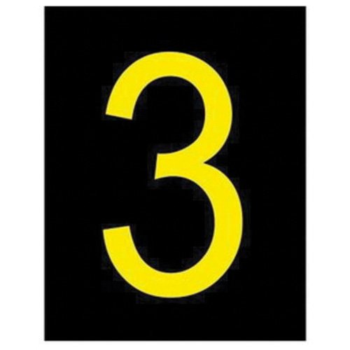 SAC316-Reflective Individual Number and Letter Labels