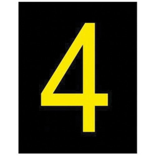 SAC317-Reflective Individual Number and Letter Labels