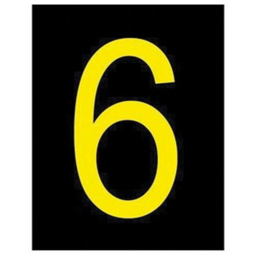 SAC319-Reflective Individual Number and Letter Labels
