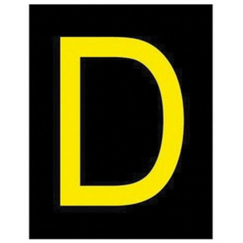 SAC327-Reflective Individual Number and Letter Labels