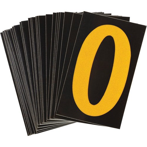 SAC382-Reflective Individual Number and Letter Labels