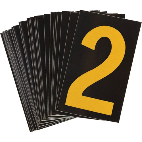 SAC384-Reflective Individual Number and Letter Labels