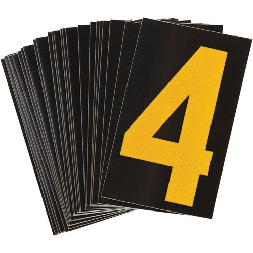 SAC386-Reflective Individual Number and Letter Labels