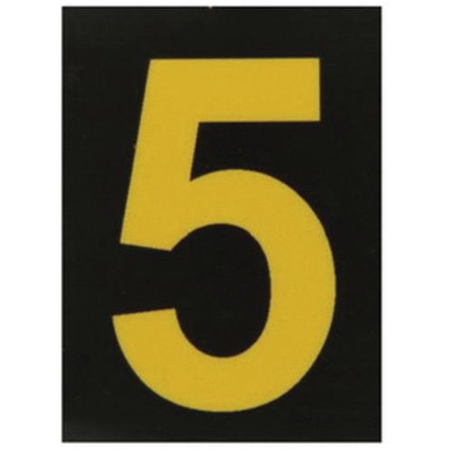 SAC387-Reflective Individual Number and Letter Labels