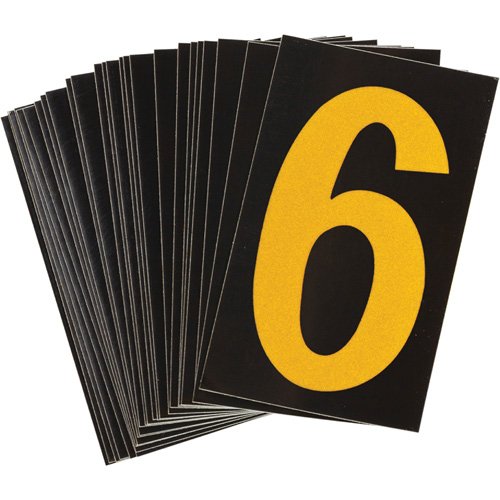 SAC388-Reflective Individual Number and Letter Labels