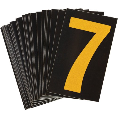 SAC389-Reflective Individual Number and Letter Labels
