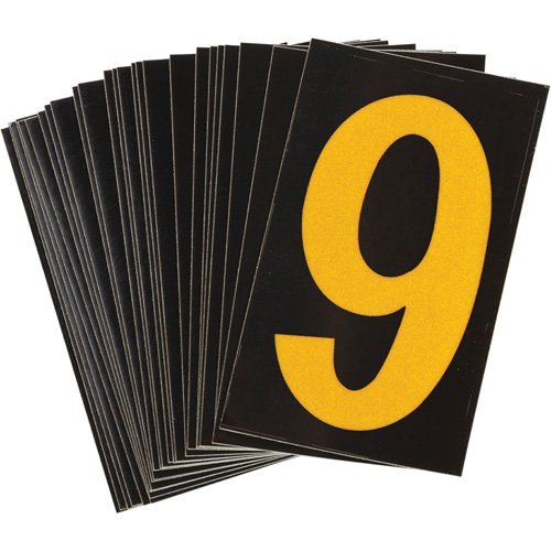 SAC391-Reflective Individual Number and Letter Labels