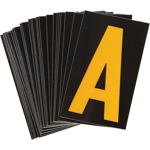 SAC392-Reflective Individual Number and Letter Labels