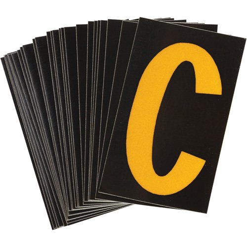 SAC394-Reflective Individual Number and Letter Labels