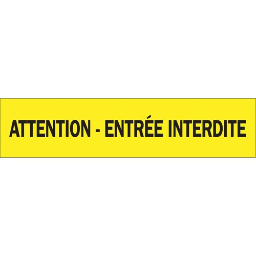 SAD001-"Attention - Entrée Interdite" Barricade Tape