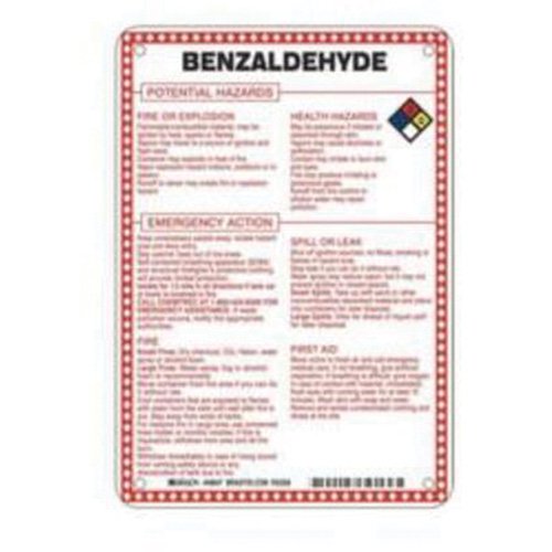 SAD077-"Benzaldehyde Potential Hazards" Sign