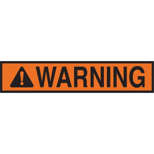SAD248-"Warning" Sign
