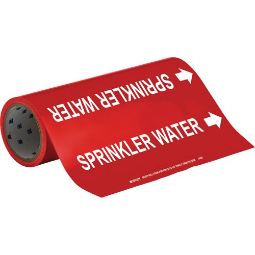 SAD343-"Sprinkler Water" Roll Form Pipe Markers