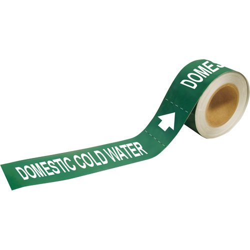 SAD371-"Domestic Cold Water" Pipe Markers