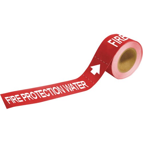 SAD376-"Fire Protection Water" Roll Form Pipe Markers