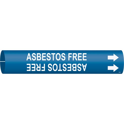 SAD541-"Asbestos Free" Pipe Marker